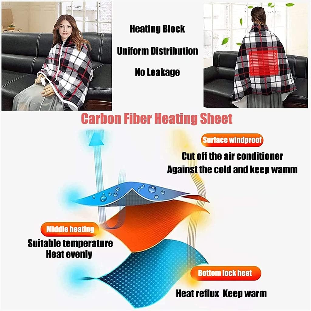 電気ブランケット USB 電気毛布 加熱スローブランケット 掛け敷き兼用